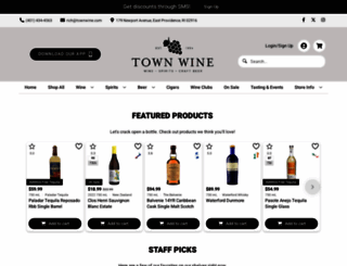 townwineandspirits.com screenshot