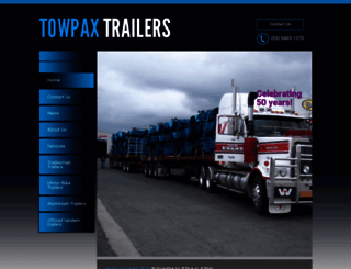 towpaxtrailers.com.au screenshot