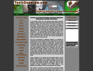 toxicdoselaw.com screenshot