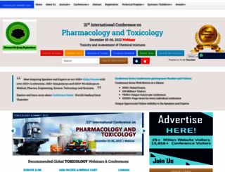 toxicology.global-summit.com screenshot