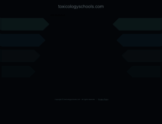 toxicologyschools.com screenshot