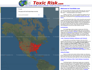 toxicrisk.com screenshot