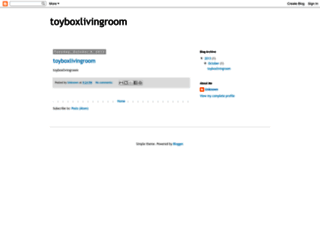 toyboxlivingroom.blogspot.com screenshot