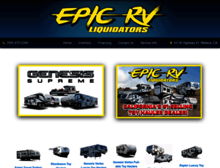 toyhaulerliquidators.com screenshot