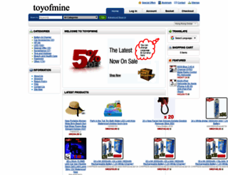 toyofmine.com screenshot