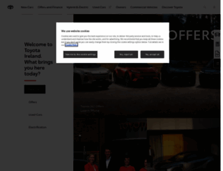 toyota.ie screenshot