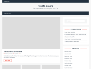 toyotacolors.info screenshot