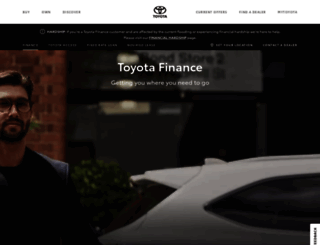 toyotafinance.com.au screenshot