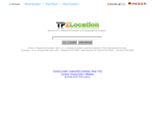 tp2location.com screenshot