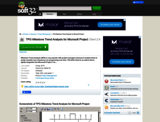 tpg-milestone-trend-analysis-for-microsoft-project.soft32.com screenshot