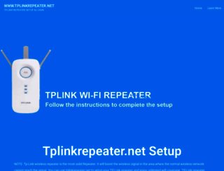 tplink-repeaternet.net screenshot