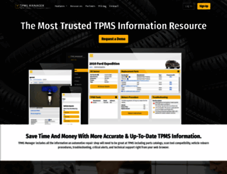 tpmsmanager.com screenshot