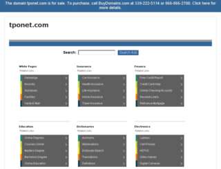 tponet.com screenshot