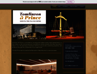 tprincelaw.com screenshot
