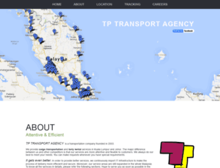 tptransportagency.com screenshot