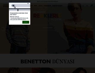 tr.benetton.com screenshot