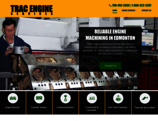 trac-engine.com screenshot