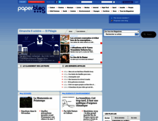 trac.paperblog.fr screenshot
