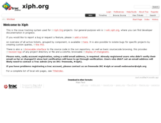 trac.xiph.org screenshot