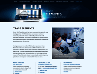 traceelements.com screenshot