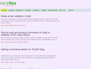 tracefox.com screenshot