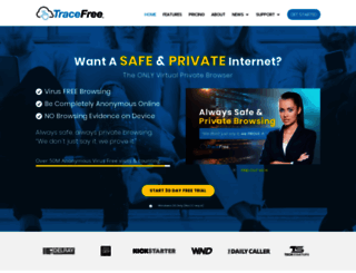 tracefree.com screenshot