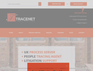 tracenet.co.uk screenshot