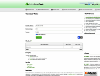 traceroute.online-domain-tools.com screenshot