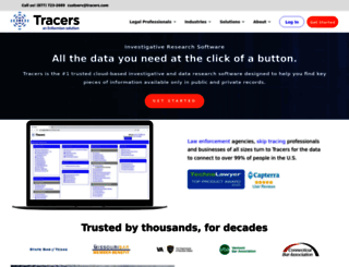 tracersinfoonline.com screenshot
