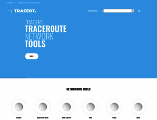 tracert.org screenshot