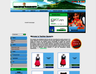 trachtengarments.com screenshot