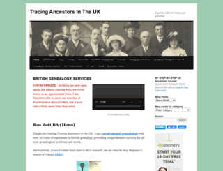 tracingancestors-uk.com screenshot