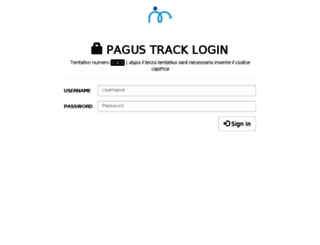 track.pagusmedia.it screenshot