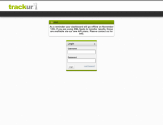 track.trackur.com screenshot