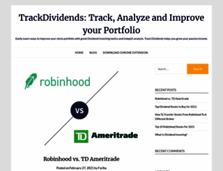 trackdividends.com screenshot
