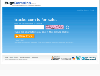tracke.com screenshot