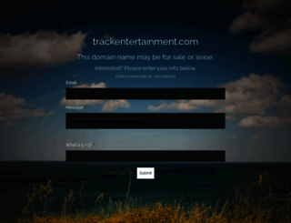 trackentertainment.com screenshot
