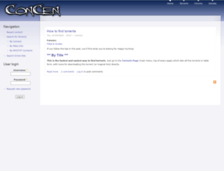 tracker.concen.org screenshot
