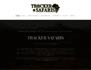 trackersafaris.co.za screenshot
