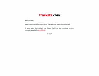 trackets.com screenshot