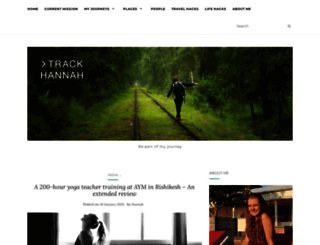 trackhannah.com screenshot