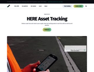 tracking.here.com screenshot