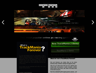 trackmaniaforever.com screenshot