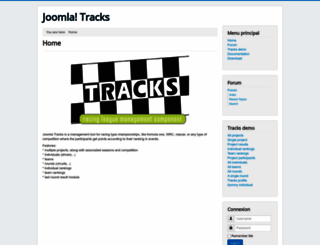tracks.jlv-solutions.com screenshot