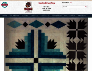 tracksidequilting.com screenshot