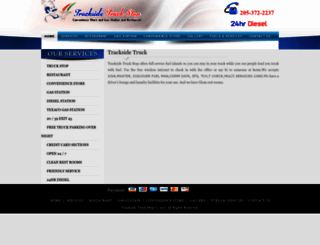 tracksidetruckstop.com screenshot