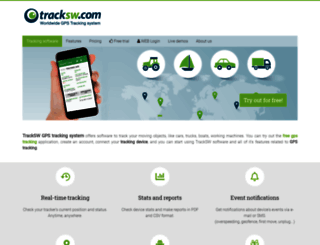 tracksw.com screenshot