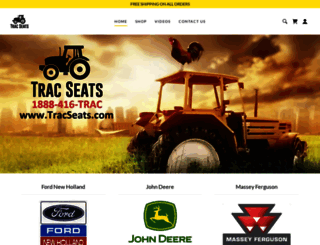 tracseats.com screenshot