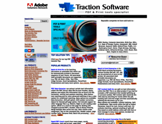 traction-software.co.uk screenshot