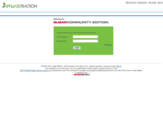tractioncrm.affiliatetraction.com screenshot